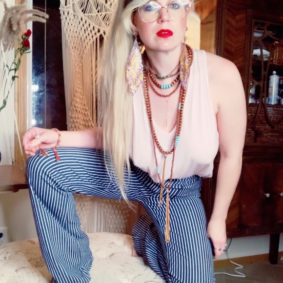 Vintage Denim - Amazing Train Style Vintage inspired Bell Bottoms